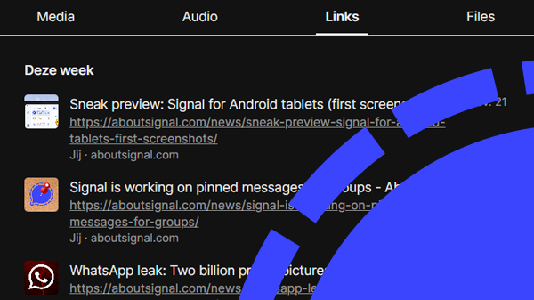 Signal update Android: veel werk gedaan rondom Signal back-ups