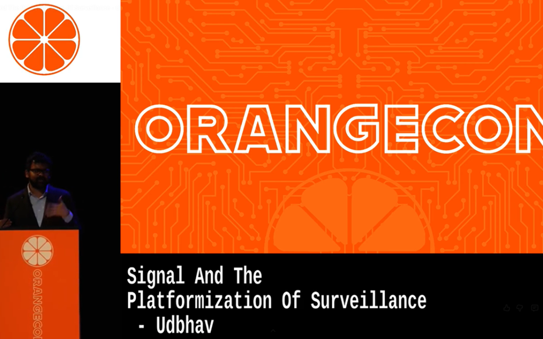 Signal and the platformization of surveillance with Udbhav Tiwari