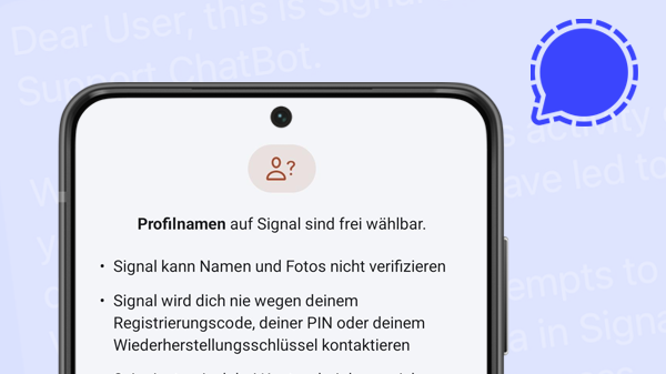 Phishing-Versuche auf Signal – Wie sie funktionieren und wie du dich schützen kannst