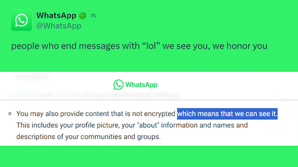 WhatsApp’s ‘We see you’ joke sparks global privacy backlash