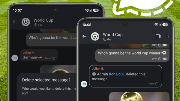 Group admins can now delete messages from others in Signal group chats