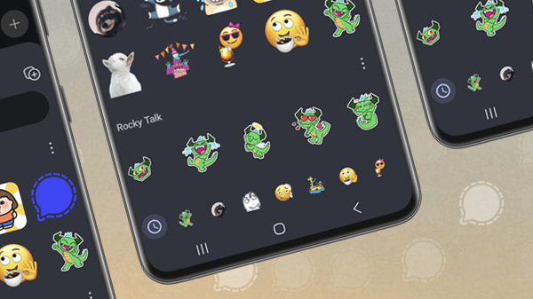 Signal is developing sticker favorites, sticker replies, and hidden packs