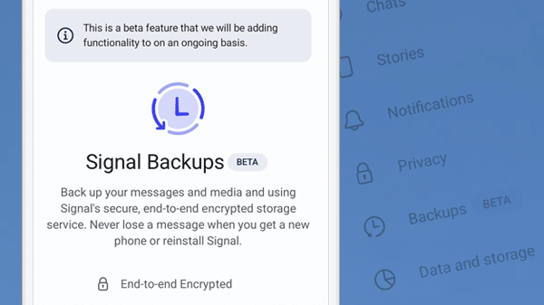 Signal Backups: what do we know so far?