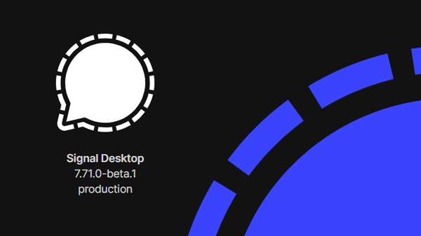 Signal Desktop update: bug fixes and ongoing work on donations and backups
