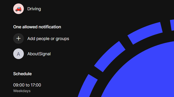 Signal Desktop introduces Notification profiles
