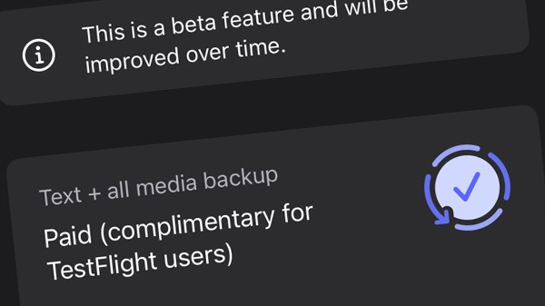 Aggiornamento di Signal per iOS: risolti bug, miglioramento del design e altro