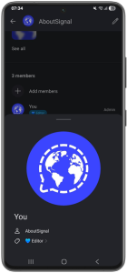 Signal introduces member labels for groups